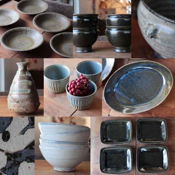 余宮　隆さん　ひょうたん皿　2枚セット 和食器（陶器、磁器、ガラス、その他）の専門店 / 暮らしのうつわ 花田