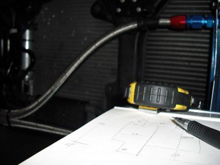 ラジエーター導風板製作 : 走り屋日記