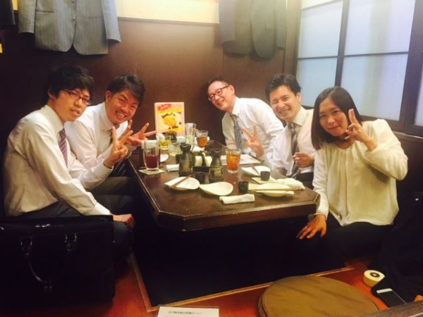 近藤先生 歓迎会 行政書士法人倉敷昭久事務所