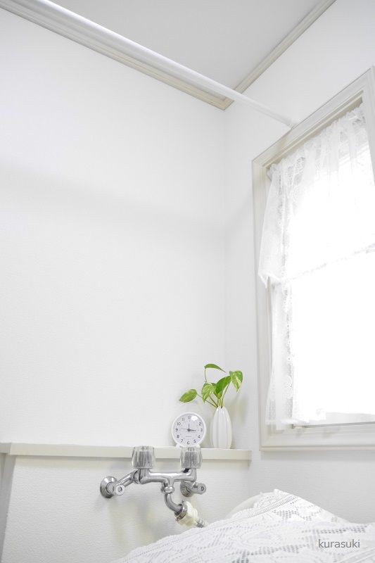 洗濯物干し場の見直し 突っ張り棒ですっきり 問題が解決しました くらすき すっきり心地よく暮らす小さな工夫
