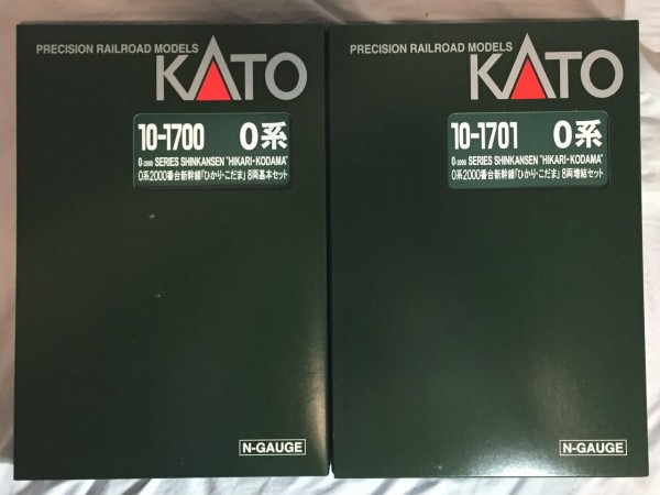 未走行 KATO 0系 2000番台 新幹線 10-1700 1701 未走行 KATO 0系 2000番台 新幹線 10-1700 1701