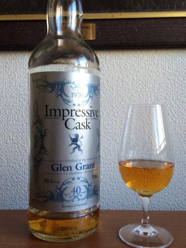 グレングラント40年 1970年蒸留 2010年ボトリング インプレッシブ  