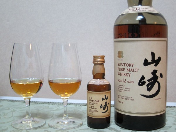 サントリー 山崎 12年 ピュアモルト表記 1990年代流通 : くり