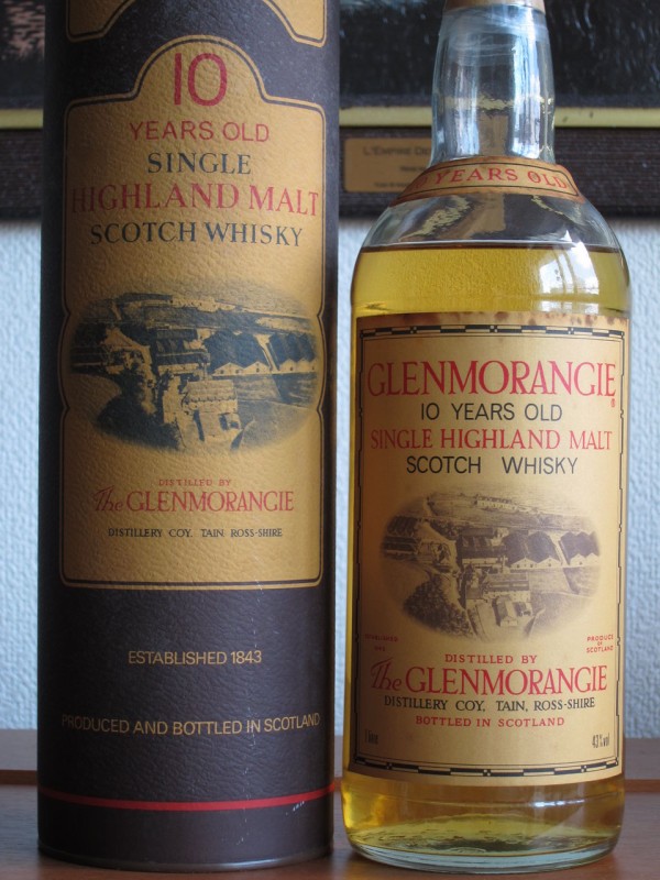 未開栓グレンモーレンジTEN 10年750ml 43% モルトスコッチウイスキー