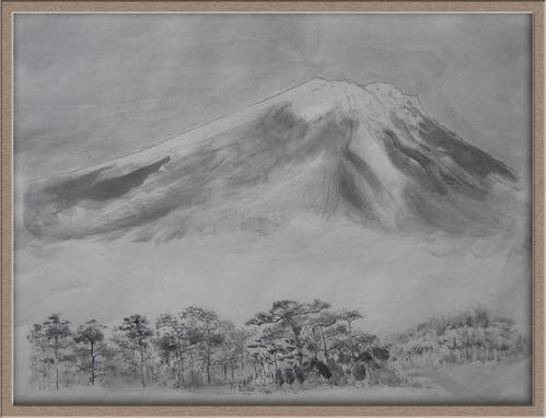 ⑫水墨画シリーズ 富士山 : 四季の花図鑑