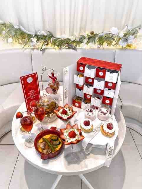 アドベントボックスがかわいいアフタヌーンティー【MOSKA by Ginger