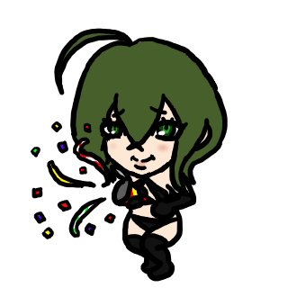 誕生日と１０万アクセスのお祝いイラスト 黒羊のｐｓｏ２堪能記録