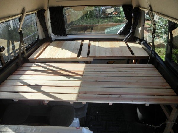 ハイエース快適化 ベッド編 くろいわんこのブログ