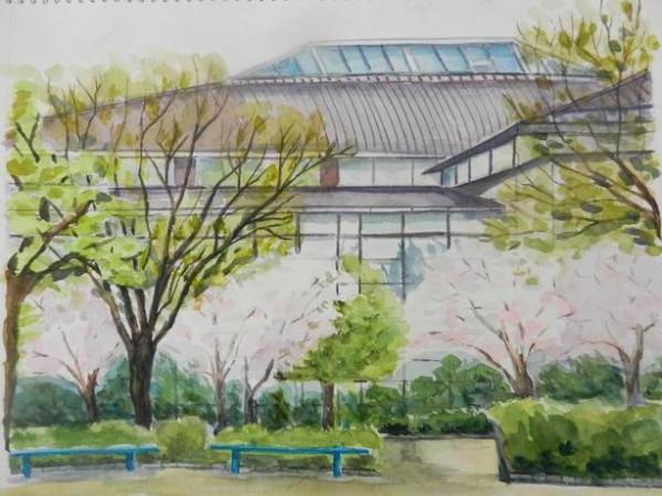 水彩画　　散策2  8号 水彩画 散策2 8号 水彩画 散策2 8号