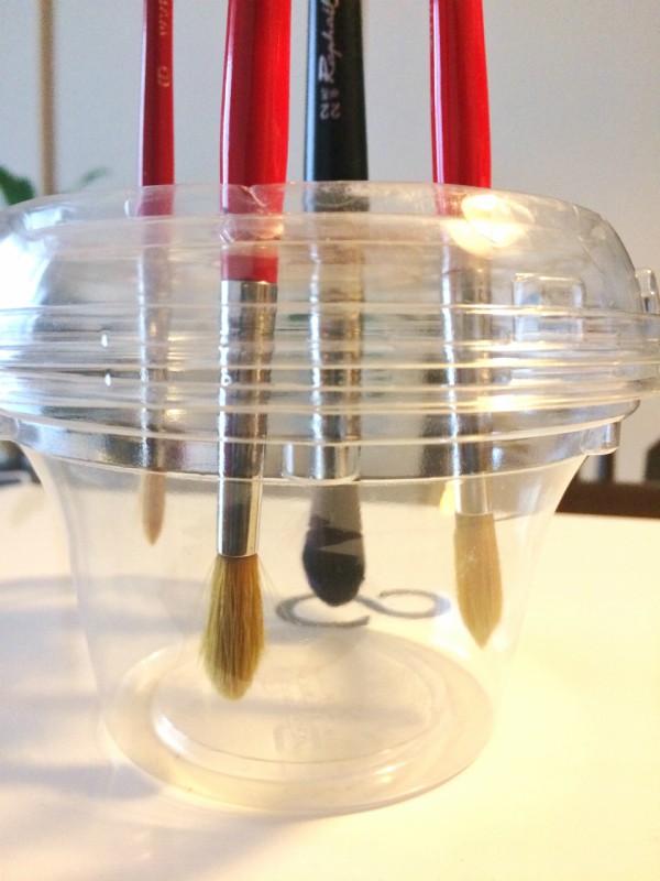 水彩筆を長持ちさせる 逆さま筆乾燥器 開発日誌 一日で一気に進化 笑 の巻 水彩的生活kurokawaの透明水彩画