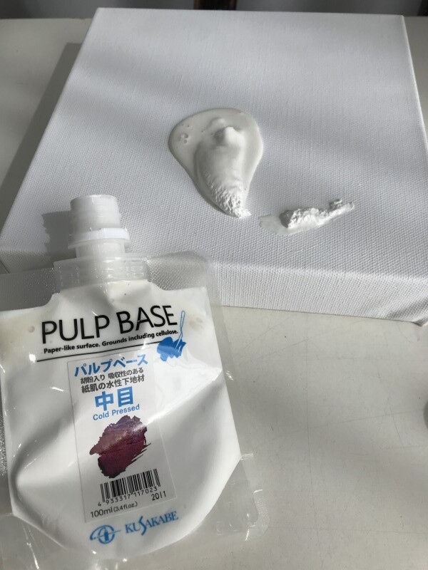 3Ⅾキャンバス」で日本画制作中 : 水彩的生活KUROKAWAの透明水彩画