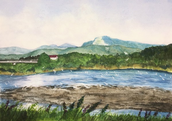 お歳暮 滋賀：琵琶湖周辺のモチーフが続きま～す('◇')ゞ 水彩的生活 : 絵画