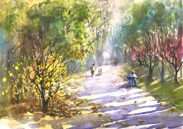 自分の絵を、時間を置いて微調整してみる🎨 : 水彩的生活