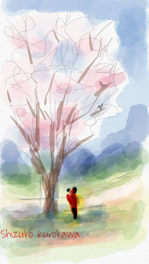 水彩画　　街角に立つ女性 o0917121615504151586.jpg
