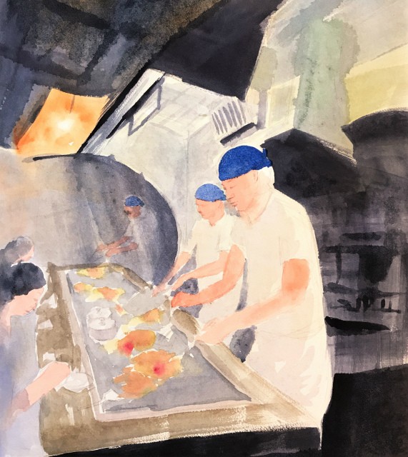 RE ARRIVAL/再入荷 F8号 印象17 水彩画 超話題新作 絵画 絵画 - 絵画 絵画