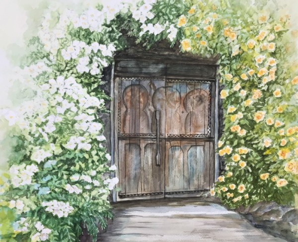 雲・雪・白い花・・・」白いものは三原色で彩良く描く : 水彩的