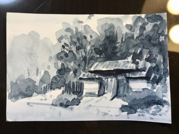 絵画　水彩画　IKEAには売ってなさそう 絵画水彩画IKEAには売ってなさそう