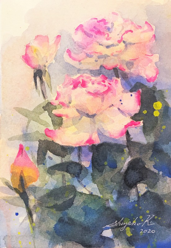 最も 割引 私のウォーターフォードはいつも風邪気味 水彩的生活KUROKAWA : 絵画