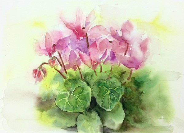 水彩画　Innertrip　s−2 水彩画 Innertrip s−2 月2回の風景画 光と影の透明