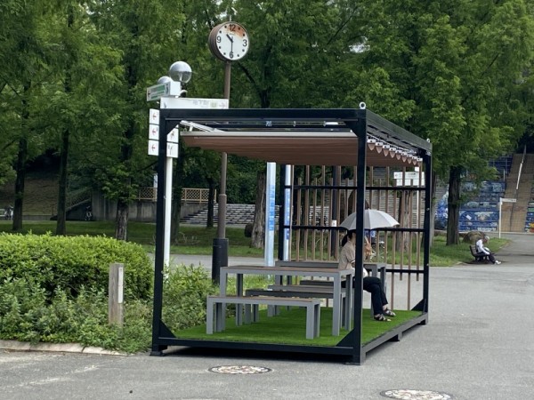 櫻田久美、【回廊のある庭】、希少な額装用画集より、新品額装付、状態良好 透明水彩スケッチ「真夏のランニング」＆久々の人物画展観賞（櫻田一郎