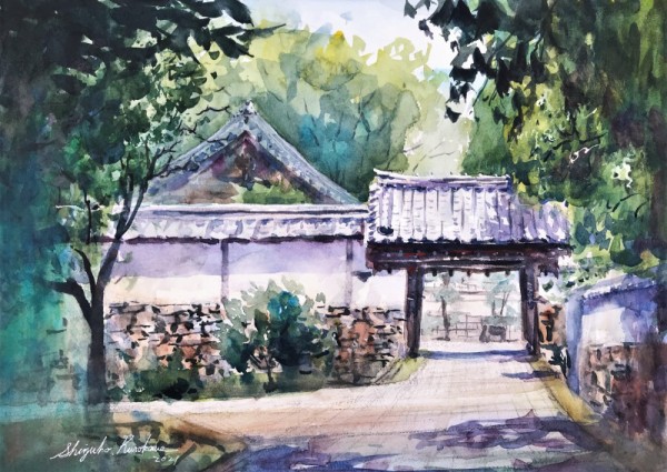 淡海の夢2021”坂本・石垣と里坊の町写生会”に参加しました（前編