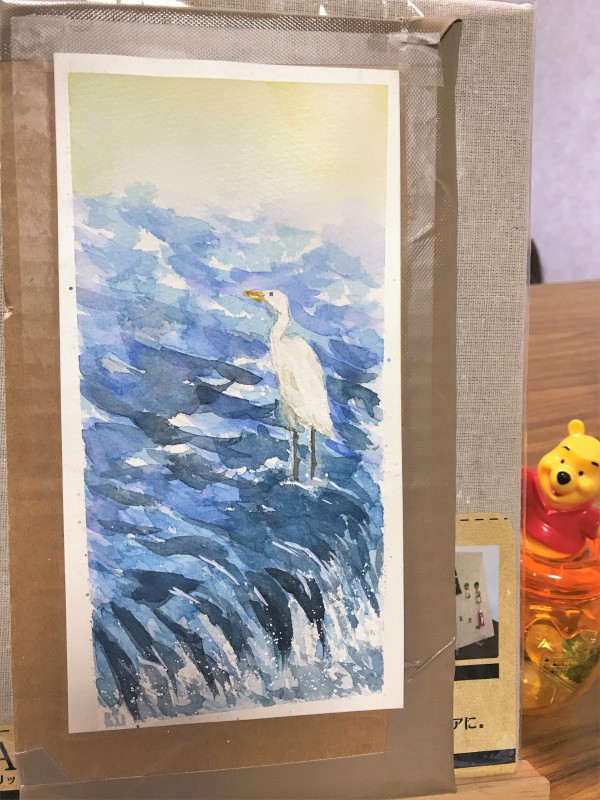 軽くて便利 段ボール画板 プラスチック段ボール画板 水彩的生活kurokawaの透明水彩画