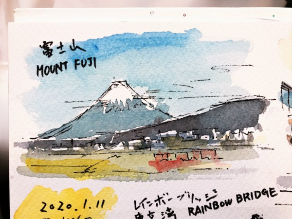 街角クロッキーのポイント～旅先でサラッとスケッチしたい！～ : 水彩