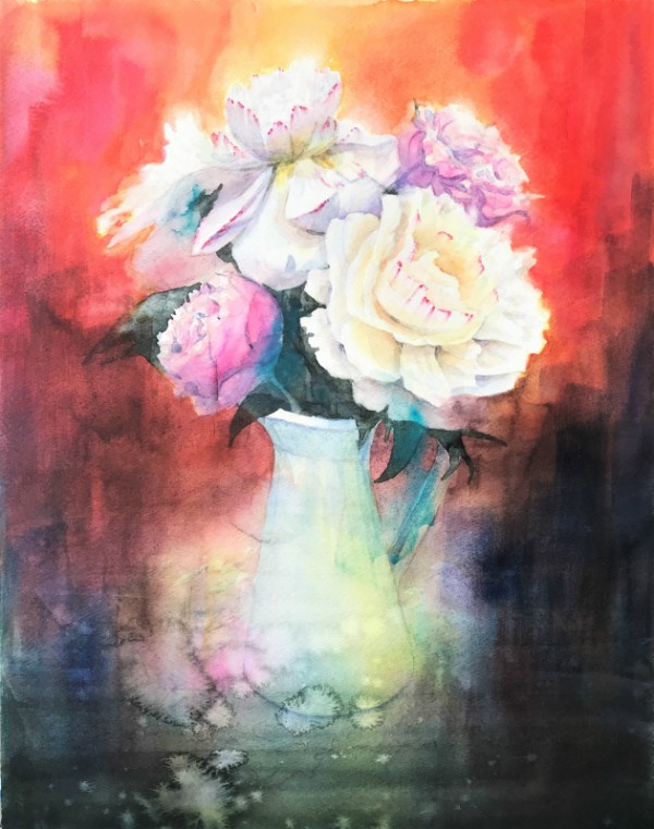肉質画　作者不明　水彩画　【ヴェニス】 初投稿】Watercolor Painting○透明水彩イラストメイキング