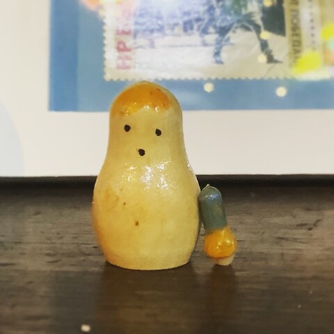 一番小さいマトリョーシカ 長野県上田市 花園商店 カフヱー花園