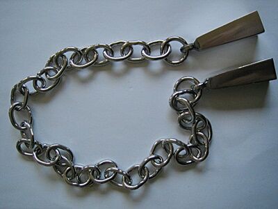 正木流万力鎖 稽古・練習用 革製「万力鎖・分銅鎖」 |