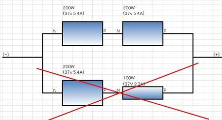 独立系太陽光 異なる出力のパネルを組み合わせる方法 七転び八起き太陽光発電所 9 01kw 独立系1061w A