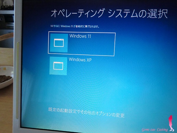 XPをまだ使ぅごみパソ女子と Windows11 : ・・・ごみ竿ですが 何か？
