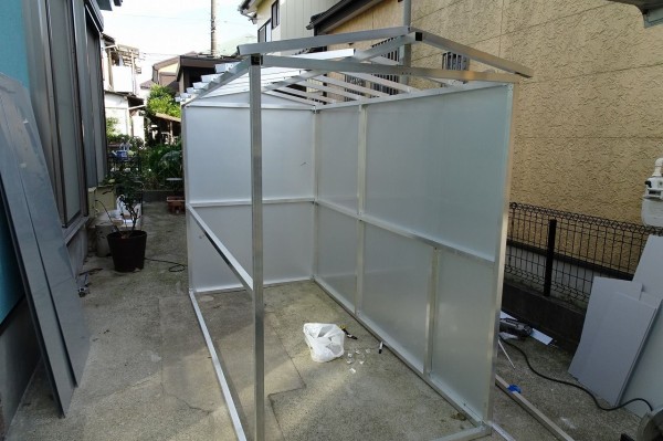 バイク用の小屋を作ってみた : 百尺竿頭／B 