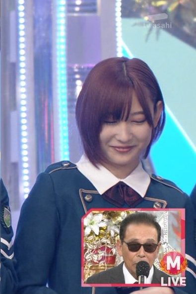 Mステウルトラfes で赤髪になった志田愛佳がカッコよすぎる 明るい髪色で目立つ志田愛佳が話題に 欅坂46まとめdx