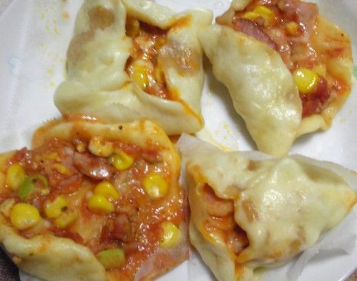 ピザまんと栗入りあんまん Pinky Honey ピザまんと栗入りあんまん Pinky Honey