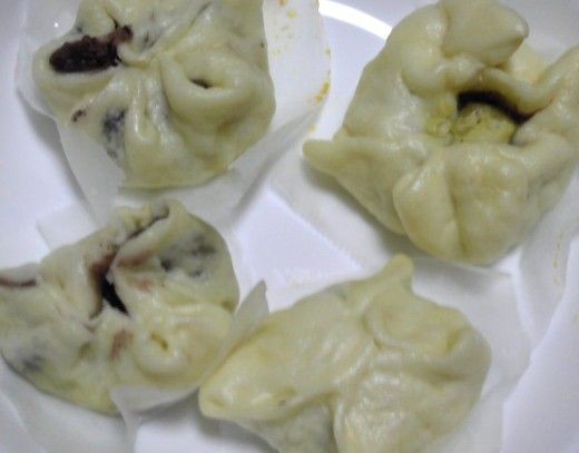 ピザまんと栗入りあんまん Pinky Honey ピザまんと栗入りあんまん Pinky Honey