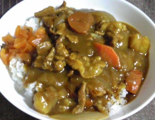 カレールウの箱の裏通りに作ってます Pinky Honey