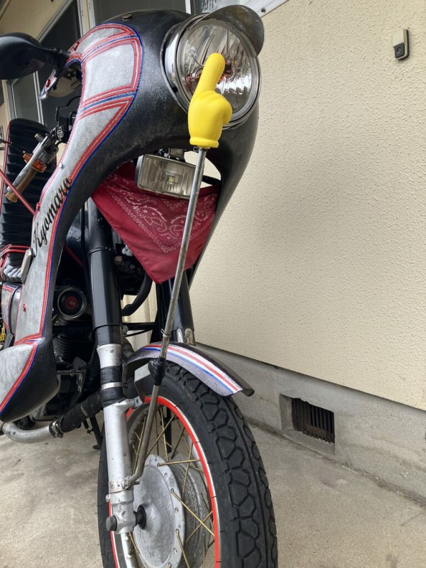 旗棒 旗棒 730ミリ ゼファー400 バリオス ZRX400 ジェイド ホーク2