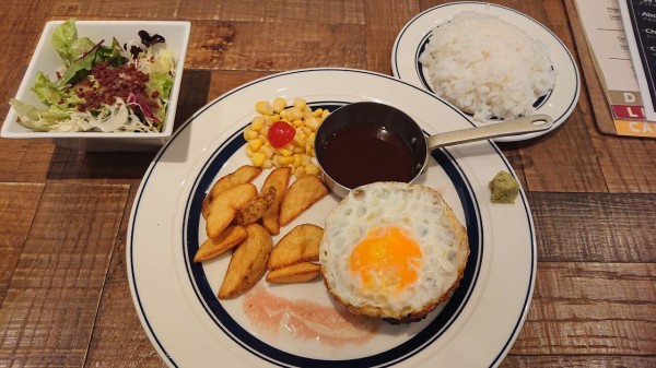 肉が旨いカフェ Nick Stock イオンモールkyoto店でハンバーグランチ頂きました 京都民の食べるの大好き