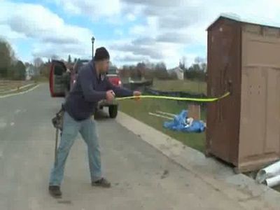 バカバカしいけどお見事 忍者のようにメジャーでお遊び 動画 らばq