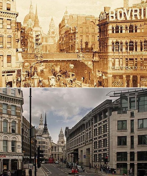 変わった 変わらない 115年前のロンドンと現在の街並みを比較した写真19枚 らばq