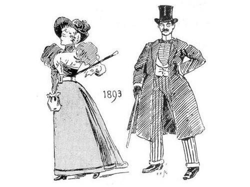 1893年から見た未来 19世紀のイギリス人が予想した20世紀ファッション