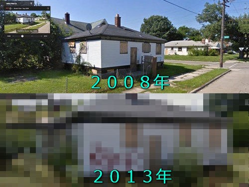 Googleストリートビューは見た デトロイトが廃墟化する様子を1年ごとに比較 らばq