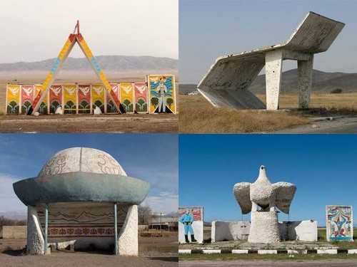 思いのほか独創的な ソ連時代のバス停 いろいろ らばq