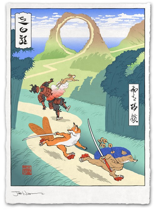 名作ゲームを 浮世絵 風にするとこうなる 海外アーティストによる大胆な和風アート作品いろいろ らばq 名作ゲームを 浮世絵 風にするとこうなる 海外アーティストによる大胆な和風アート作品いろいろ らばq