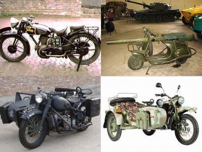第二次世界大戦中に使われた各国のオートバイいろいろ : らばQ