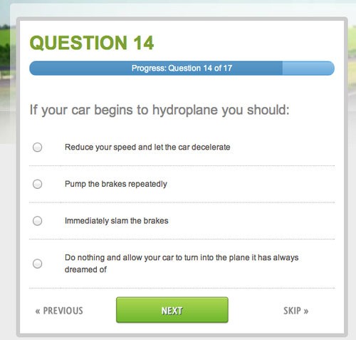 ふざけてるとしか思えない アメリカ自動車免許の試験問題にびっくり らばq