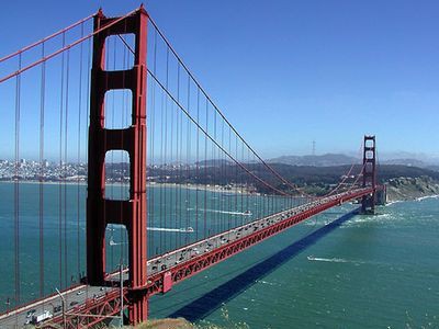 ゴールデンゲートブリッジの上から見た恐るべき景色 : らばQ