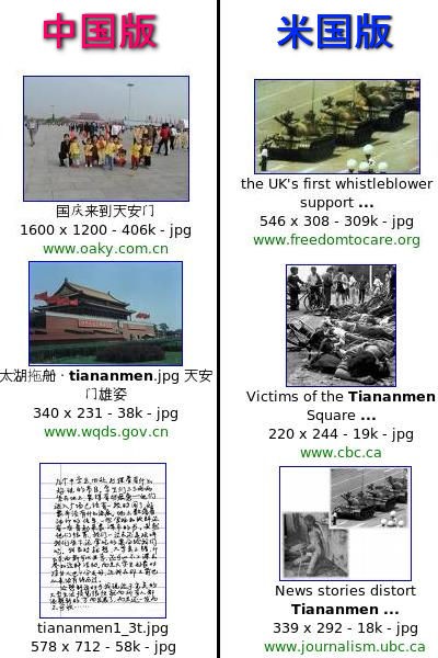 中国版google 天安門 の検索結果が海外で話題に 外国人たちのコメントは らばq