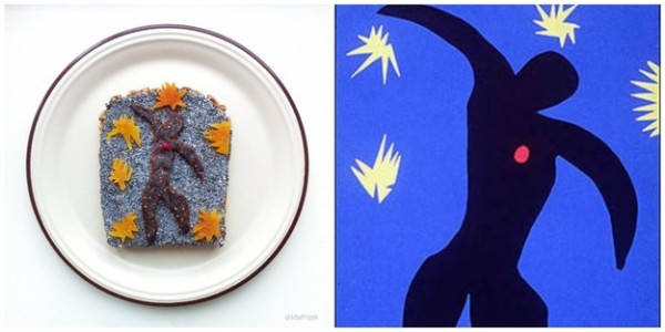 美味しそう？」あの名画をトーストで再現するとこうなる : らばQ, 画像サイズ:600x300